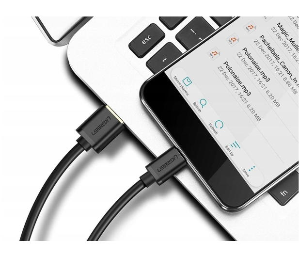 UGREEN Kabel USB do USB-C  	US287 05m czarny - 1489126 - zdjęcie 2